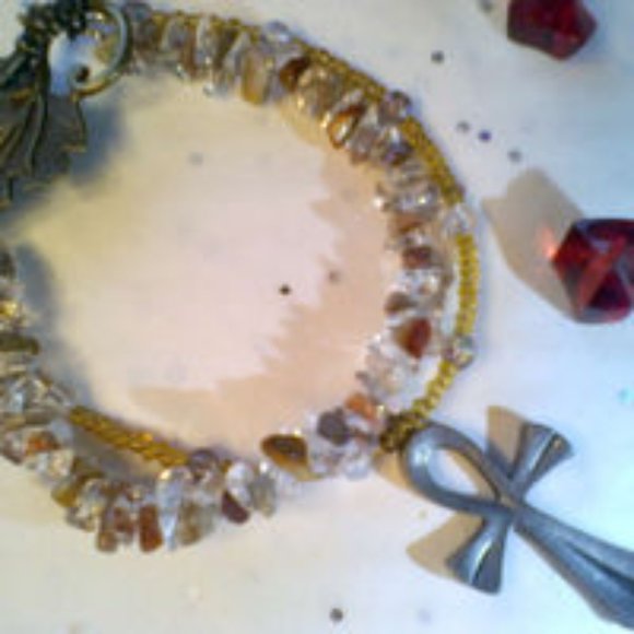 Friendship Crystal Bracelet Gift Set With Ankhs - Picture 10 of 10